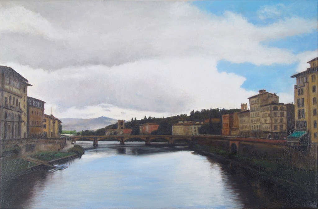 Ponte Alle Grazie | 10 x 15 inches | oil on canvas